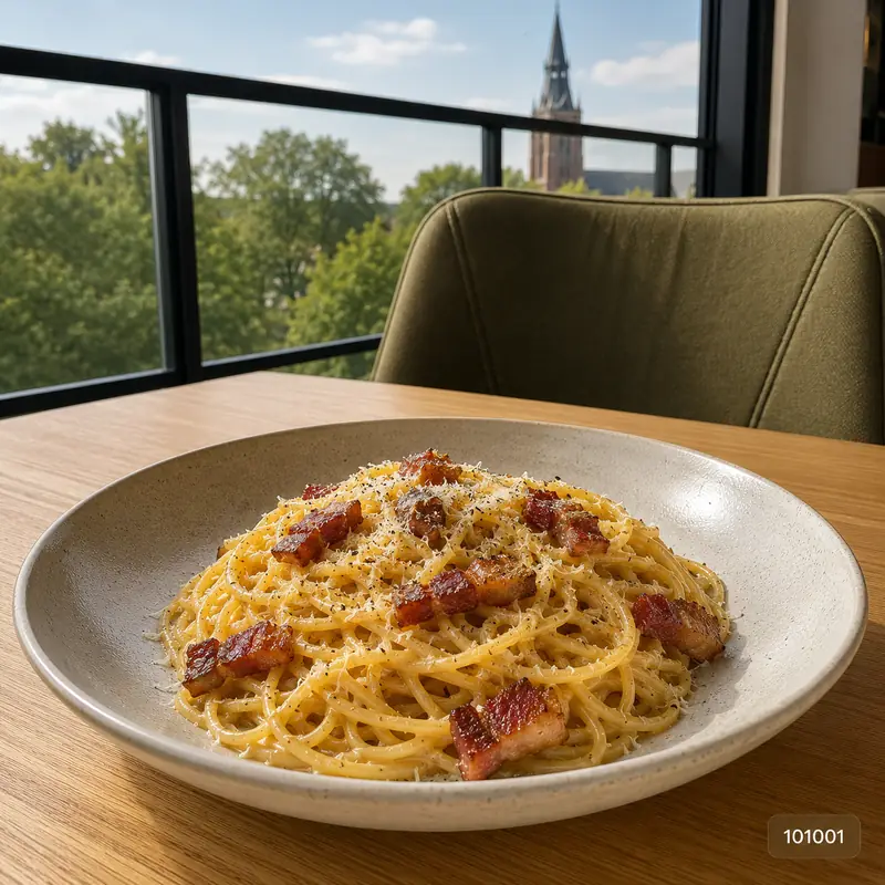 AI visual reference of Carbonara